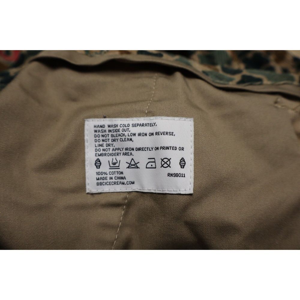 ICECREAM BBC Apple Pant 401-9106 Camo 2021 Size 40 Cargo Corduroy Green Red - Picture 8 of 13